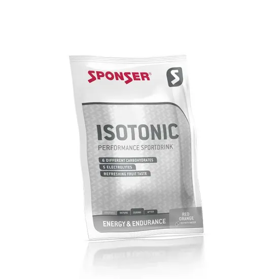 Sponser - Izotóniás ital ISOTONIC - 60g tasak - Vérnarancs