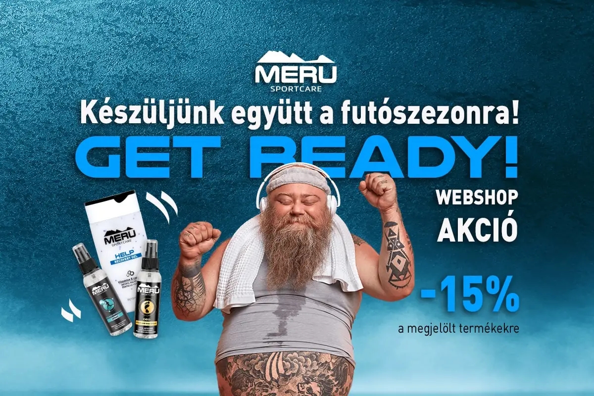 Get Ready! Webshop Akció - 15% kedvezmény a megjelölt termékekre